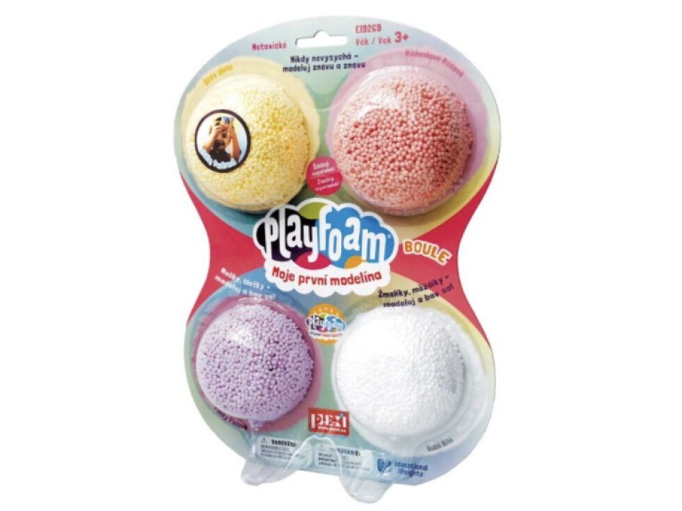 PlayFoam® Modelína/Plastelína kuličková 4 barvy
