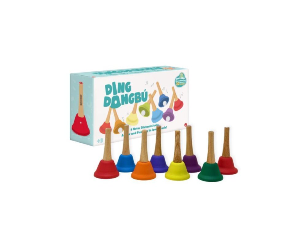 Zvonečky do ruky DingdangBú – 8 tónů (klasické ruční zvonky)