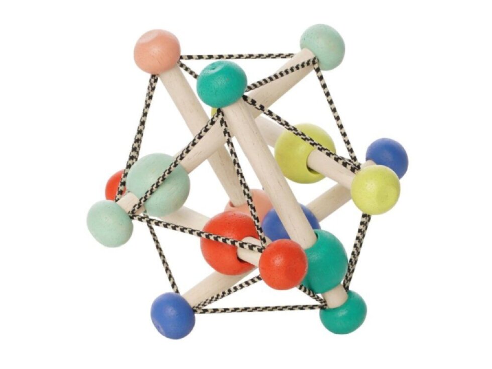 Dřevěné chrastítko Skwish Colorpop