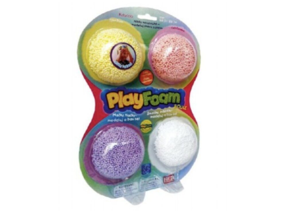 PlayFoam® Modelína/Plastelína kuličková 4 barvy