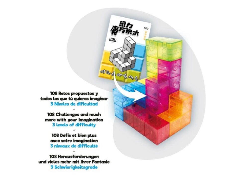 Magická magnetická kostka - Hlavolam