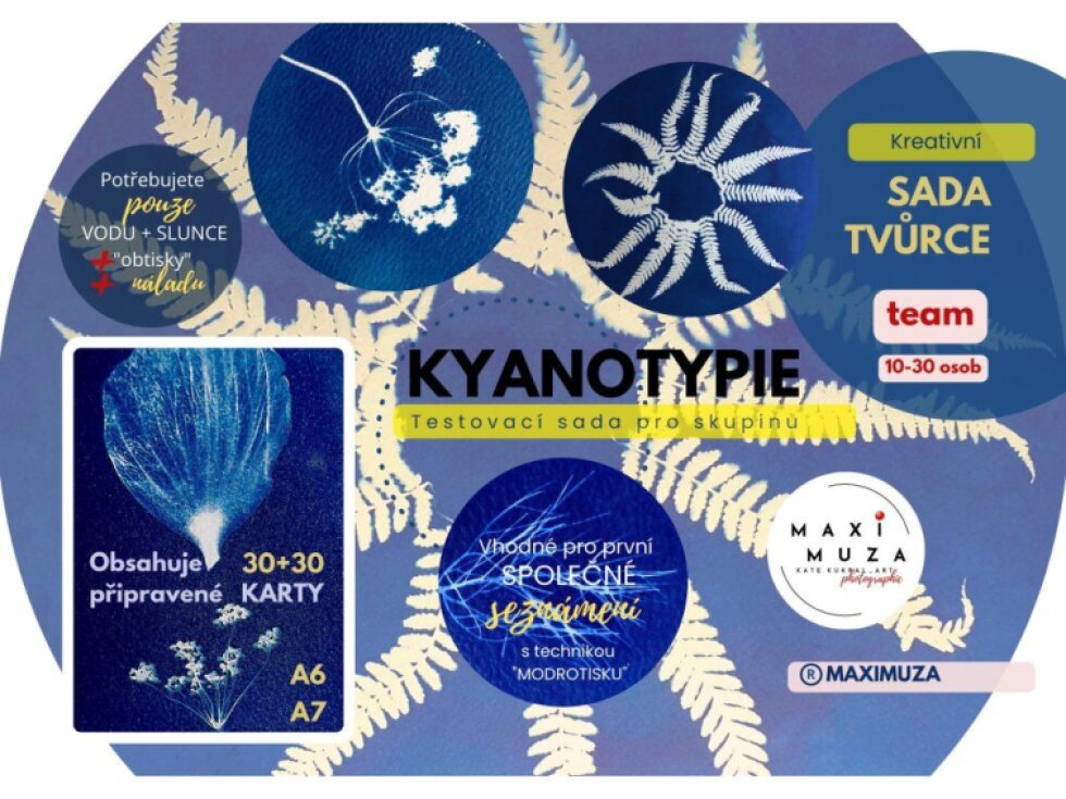 Sada tvůrce - KYANOTYPIE - TEAM