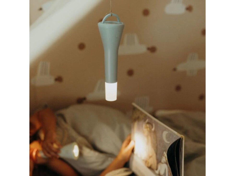 Multifunkční svítilna/baterka pro děti Kidywolf - modrá