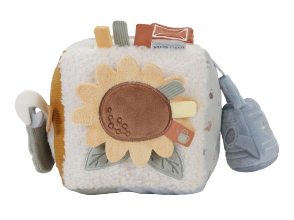 LITTLE DUTCH textilní kostka s aktivitami - Farma