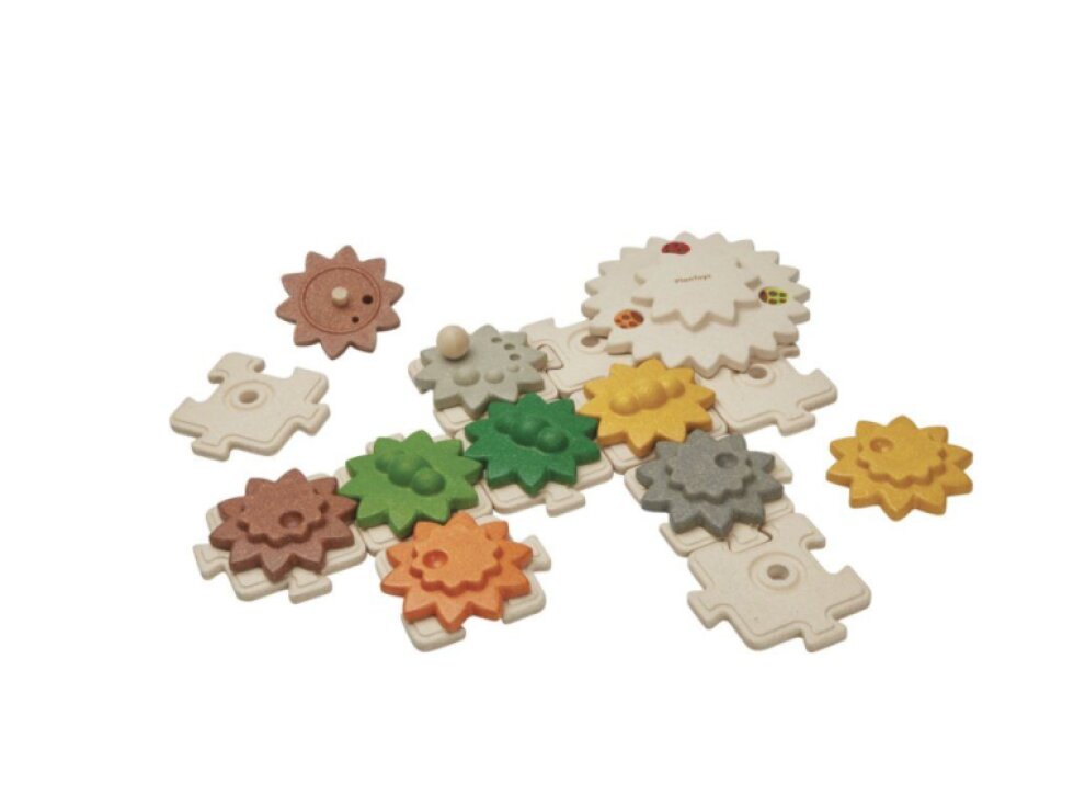 PlanToys Ozubená kola & puzzle