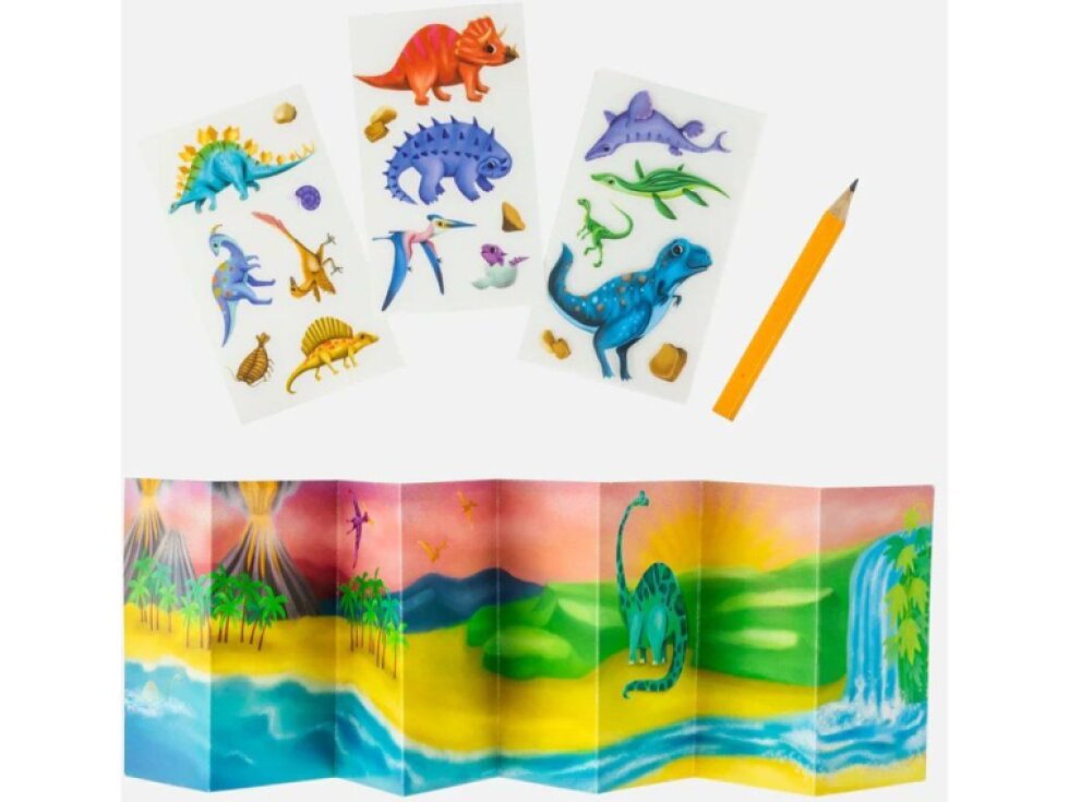 Kreativní sada Tiger Tribe Mini Transfer Magic - Dinosaurs