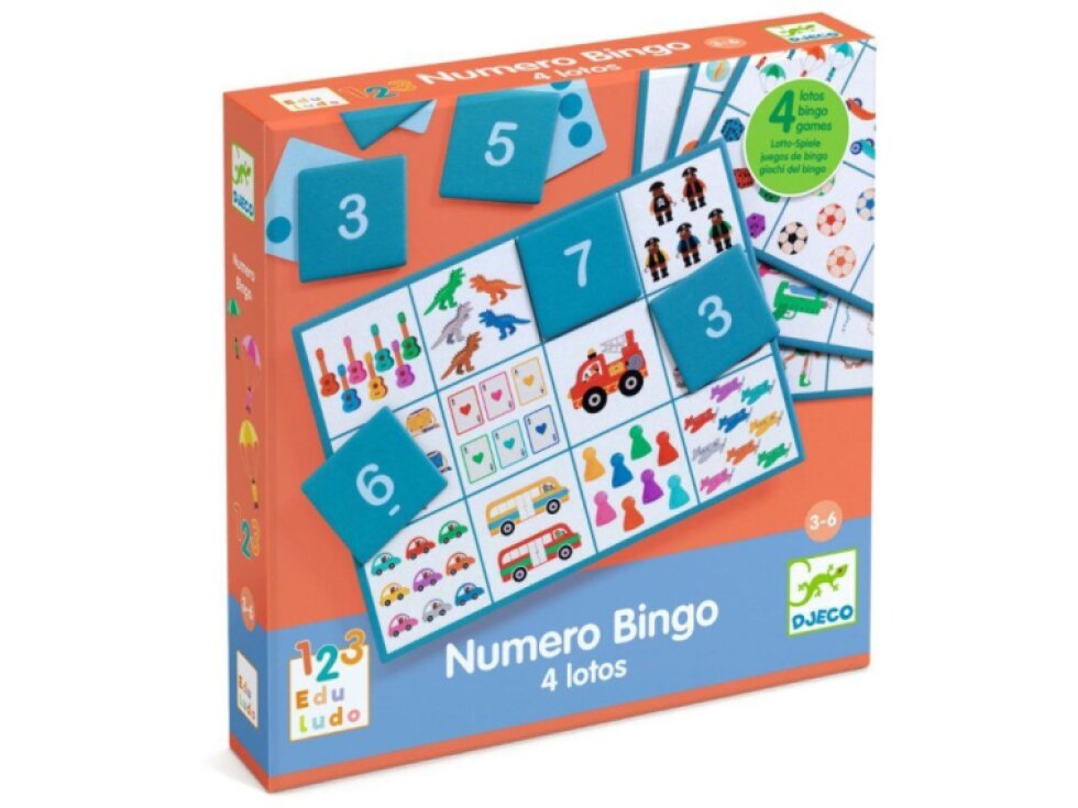 DJECO Hra Bingo 4 ks