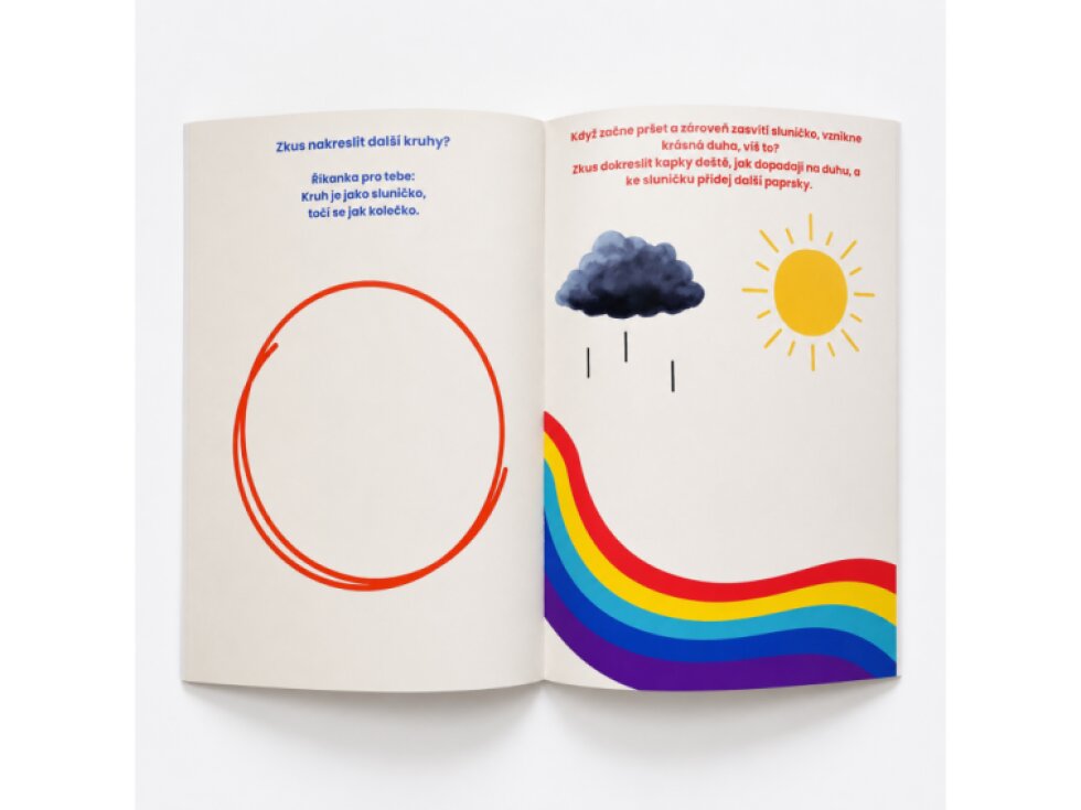 MŮJ PRVNÍ ČASOPIS – inspirováno duhou a skutečným světem (2–5 let)
