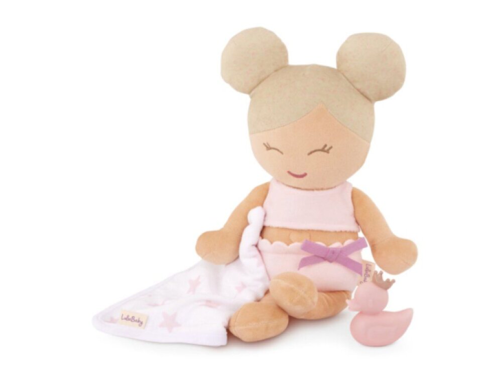 B-TOYS PANENKA PLYŠOVÁ DO VANY LULLA BABY BLONDE HAIR