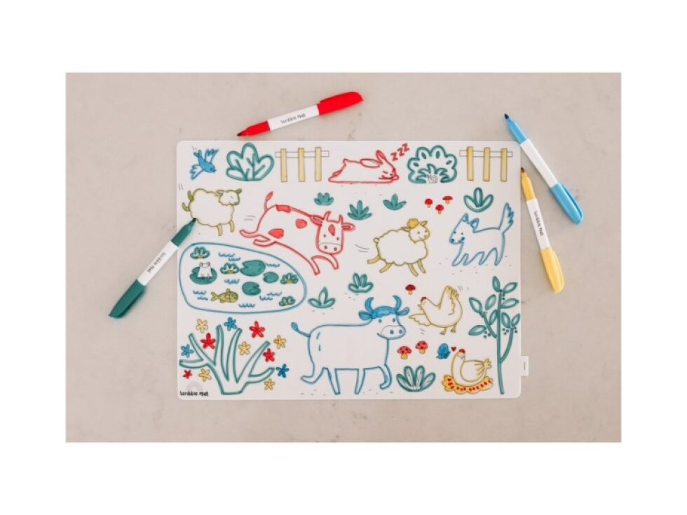 Silikonové omalovánky - Farma