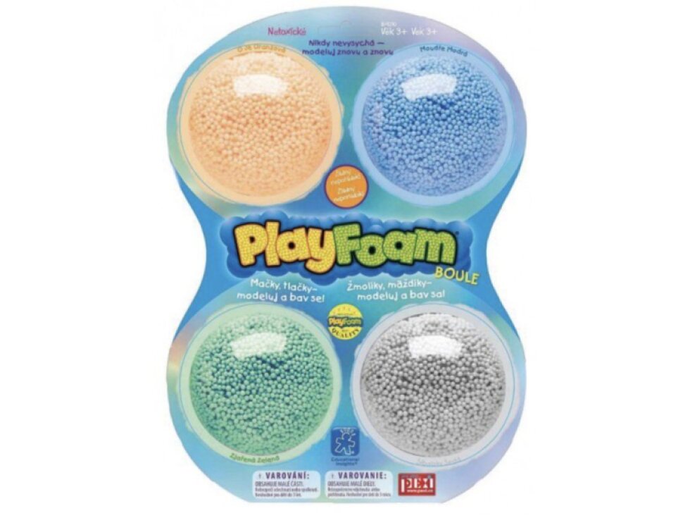 PlayFoam® Modelína/Plastelína kuličková 4 barvy