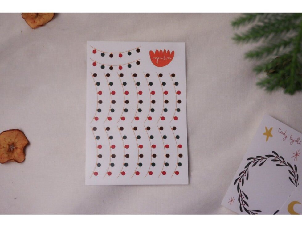 Vánoční samolepky k domečku NejenHra