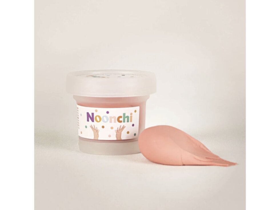 Noonchi organická modelína – květinově růžová | BLOOMING (100g kelímek)