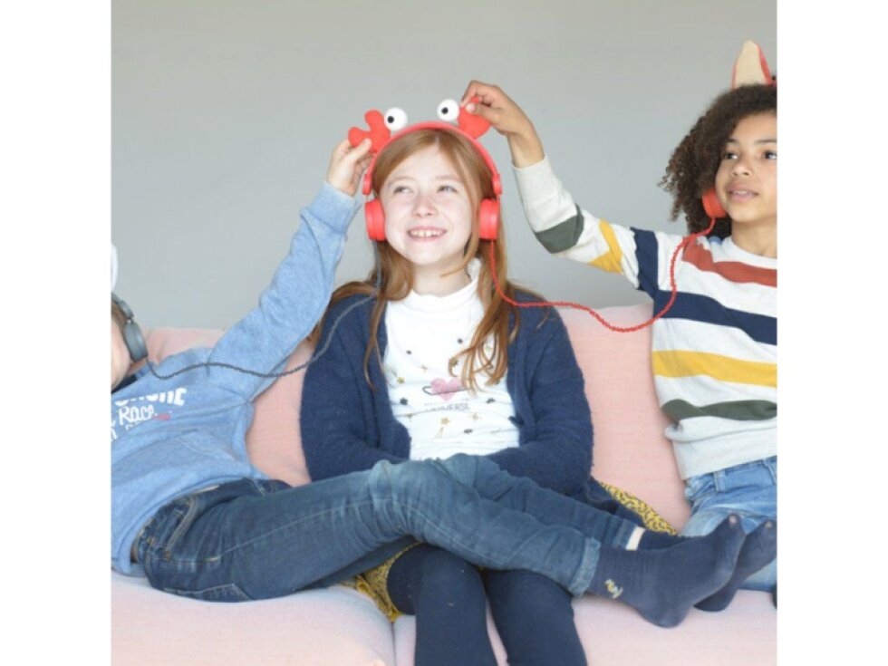 Dětská audio sluchátka Kidywolf Kidyears - Vlk