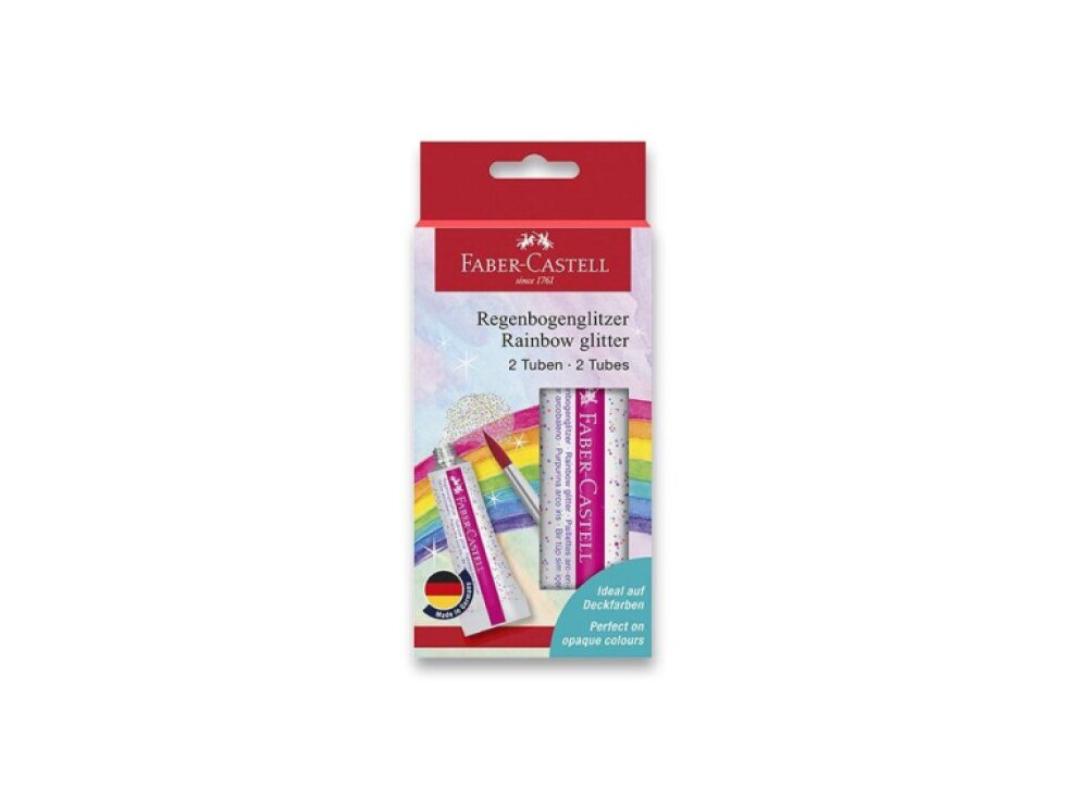 Faber-Castell Rainbow - třpytky - 12 ml, 2 ks