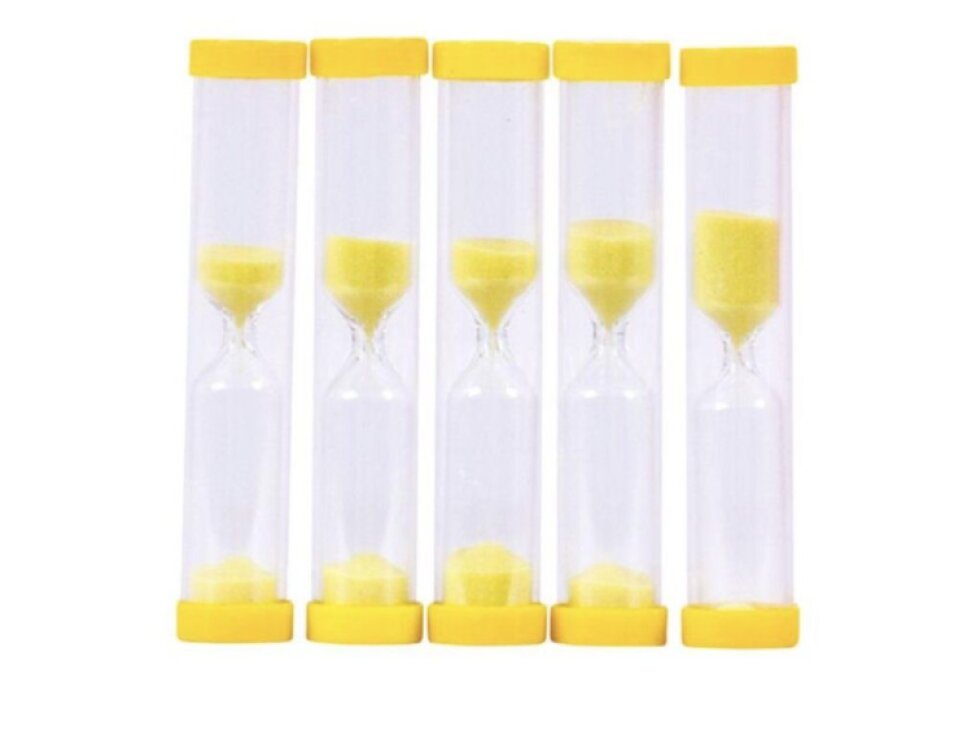 Bigjigs Toys Přesýpací hodiny 3 minuty 1ks žluté