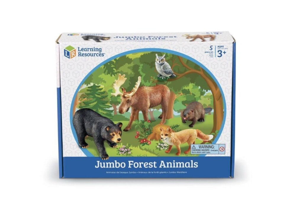 Learning Resources – Jumbo Forest Animals – velké figurky lesních zvířat