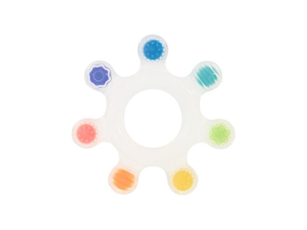 Kousátko silikonové Rainbow Star