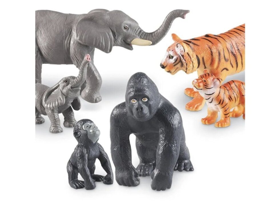 Learning Resources – Jumbo Zvířátka maminky a mláďata z džungle