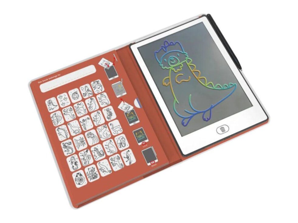 Kreslící tablet Kidydraw Mini Kidywolf - Dinosauři
