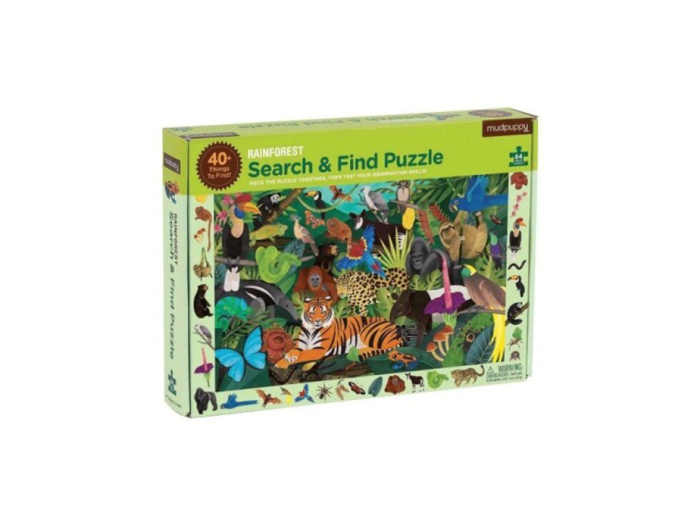 Mudpuppy Puzzle Hledání v deštném pralese