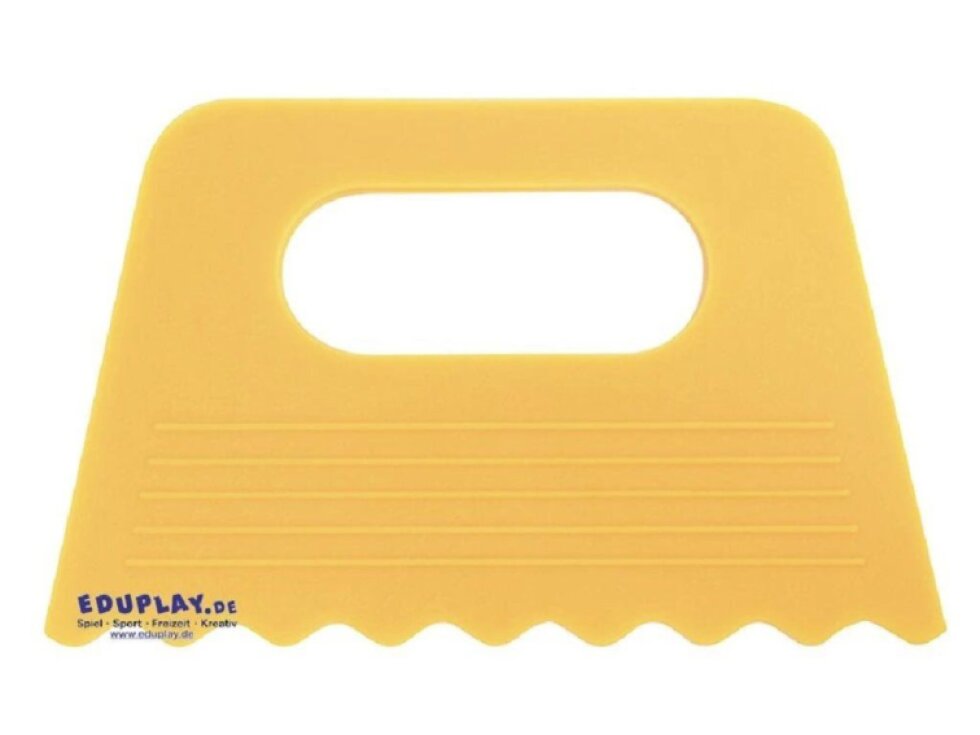 Sada 4 plastových škrabek na modelínu a kinetický písek