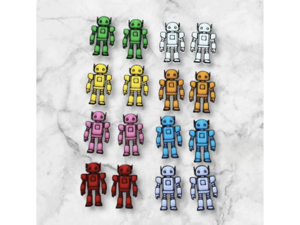 Miniatury Roboti - sada 16 ks