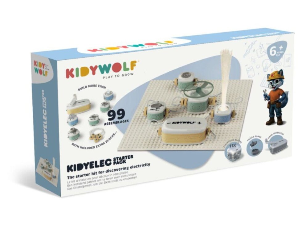 Elektrická sada Kidywolf KIDYELEC – Začátečník