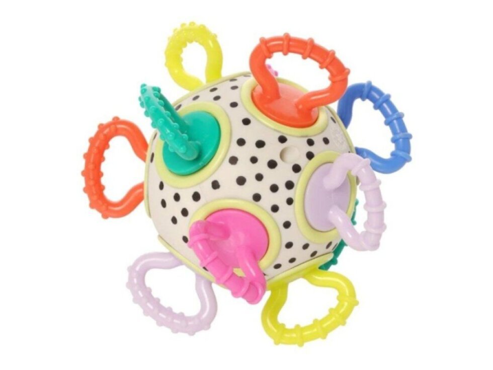 Kousátko s chrastítkem Click Clack Colorpop