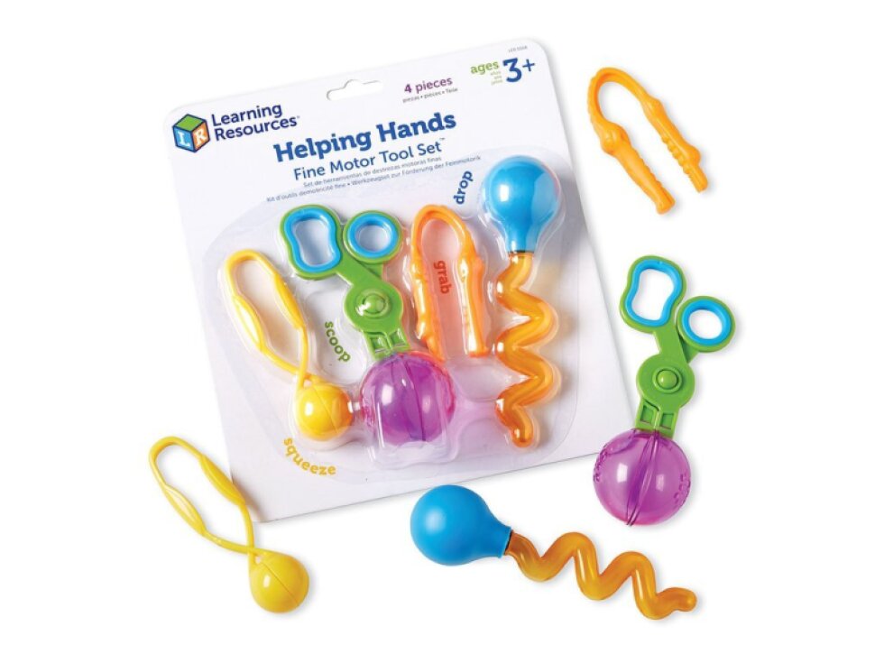 Sada nástrojů pro jemnou motoriku Learning Resources – Helping Hands (4 ks)