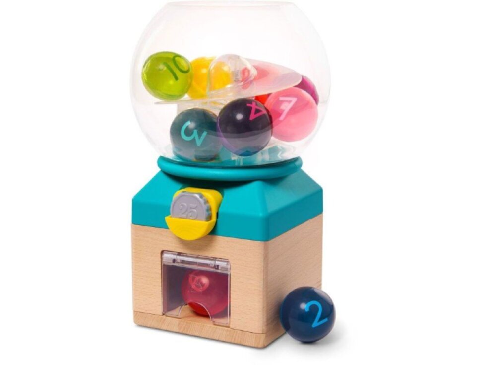 B-TOYS Automat s míčky Rainbow Gumballs