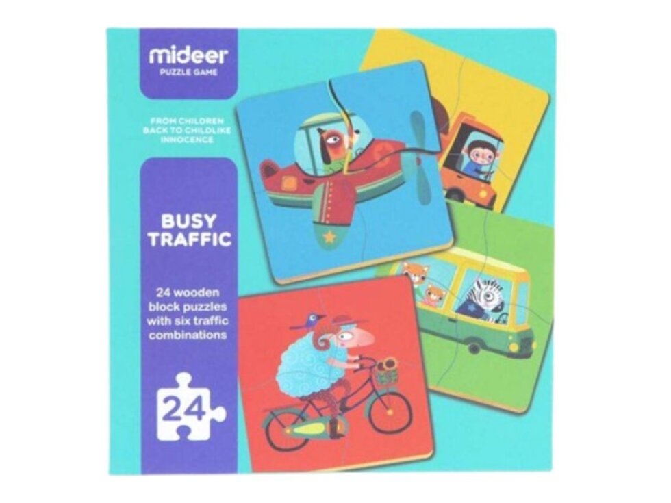 Dopravní prostředky puzzle 24 dílků