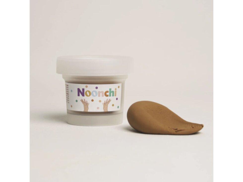 Noonchi organická modelína – hořčicově žlutá | MUSTARD (100g kelímek)