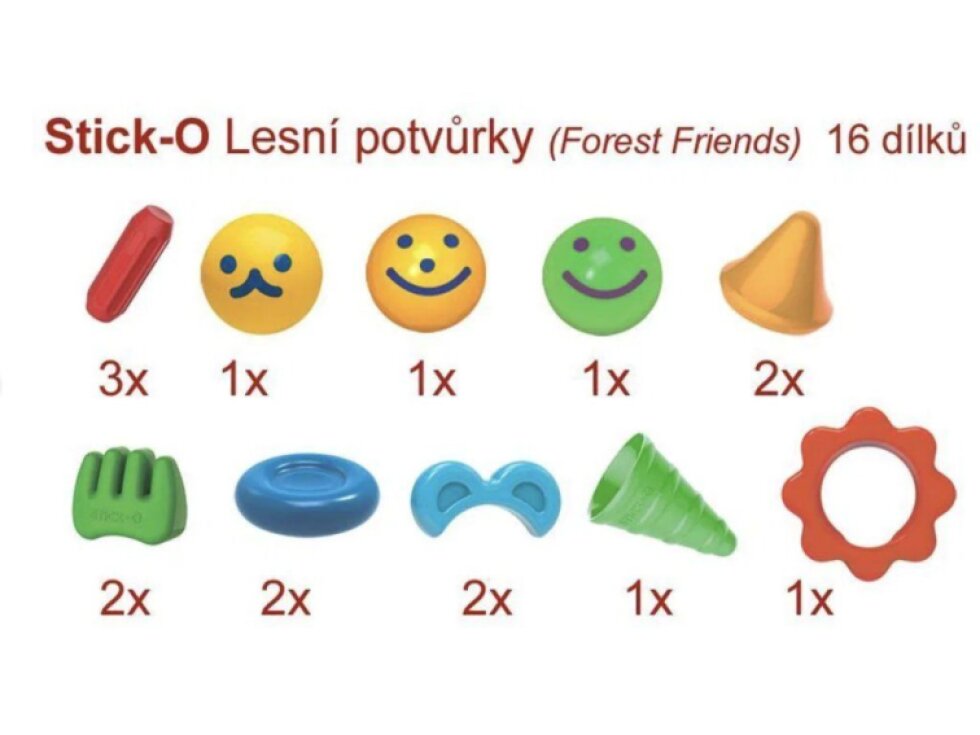 STICK-O Lesní potvůrky (Forest Friends)