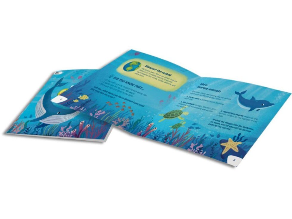 Projektor života v oceánu Kidywolf KIDYSTAR - zelená