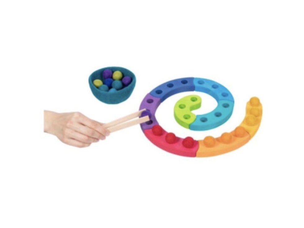 Goki Třídění vlněných míčků - Spirála