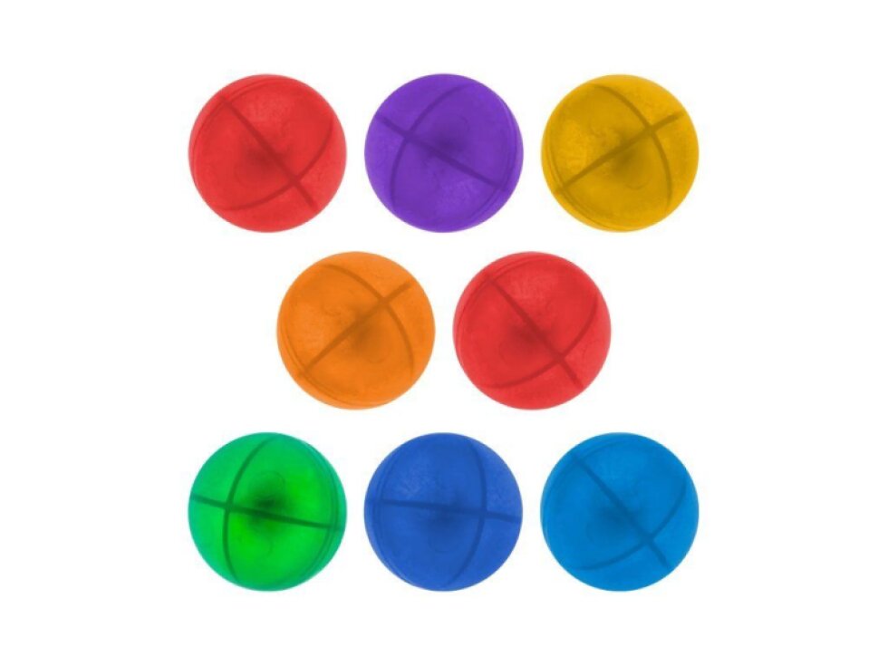 PicassoTiles - Svítící kuličky pro kuličkovou dráhu (8 ks)