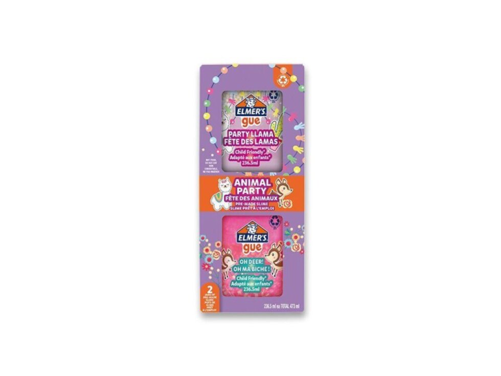 Sada Elmer´s Animal Party Gue 236,5 ml, 2 ks