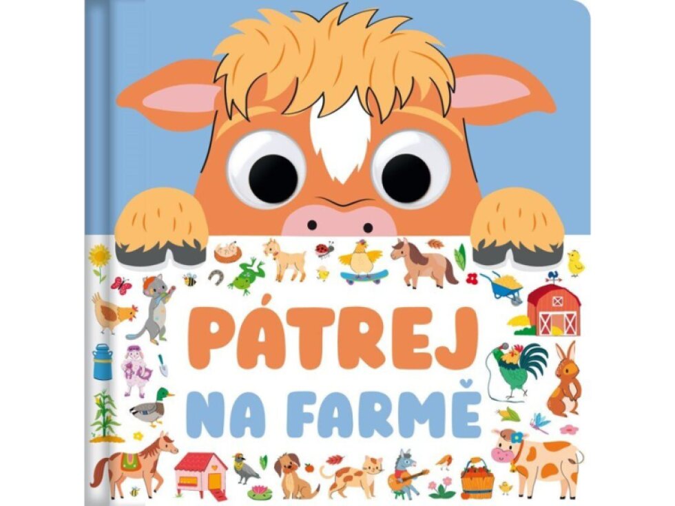 Knížka Pátrej na farmě 20x20x1,5cm