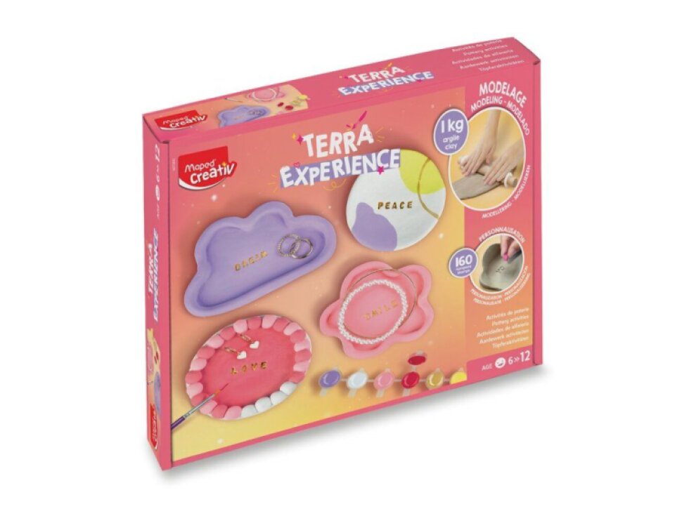 Maped Creativ Terra Experiences Deco Creativ Kit – Kreativní sada s přírodní hlínou