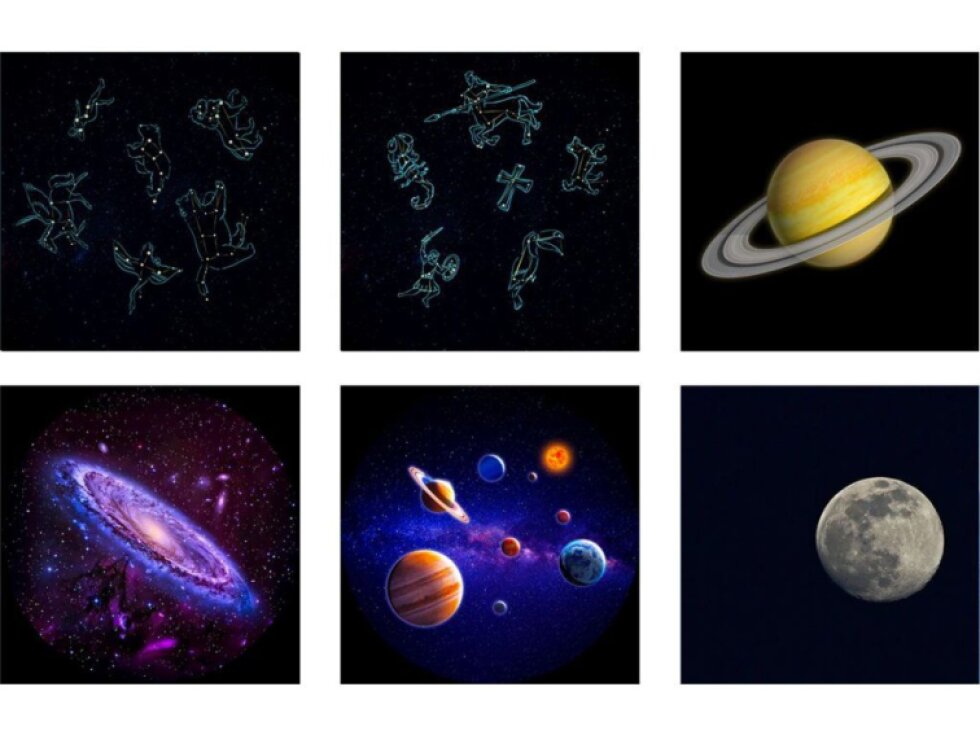 Projektor hvězdné oblohy Kidywolf KIDYSTAR – modrá