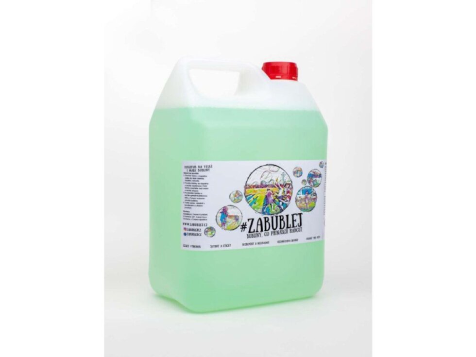 Bublifuk Zabublej (5 l) - Profesionální směs na velké bubliny – Rodinné balení