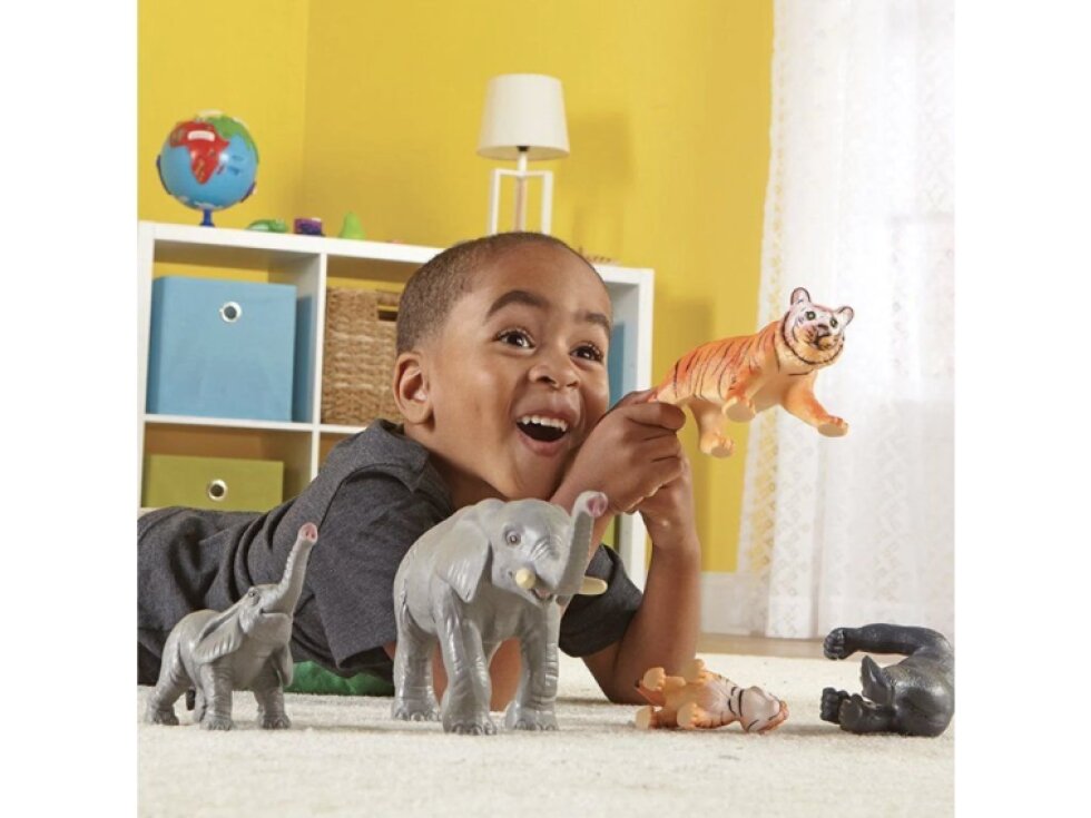Learning Resources – Jumbo Zvířátka maminky a mláďata z džungle