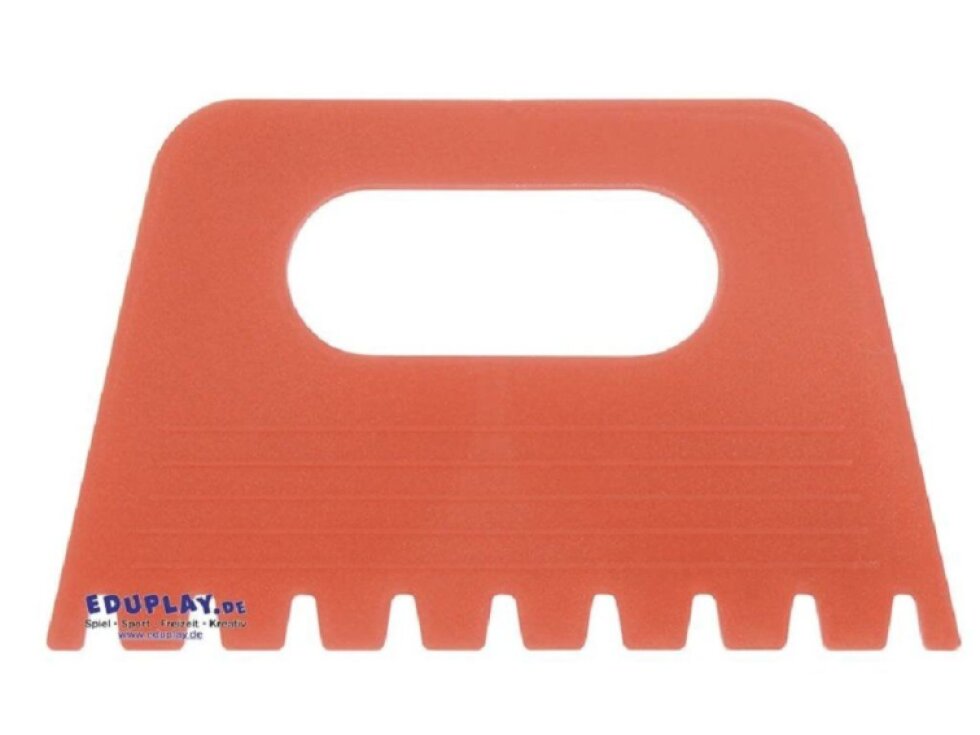 Sada 4 plastových škrabek na modelínu a kinetický písek