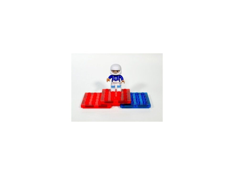MAGPLUS Čtverce magnetické 7,5 x 7,5 cm na Lego Duplo, 18 ks
