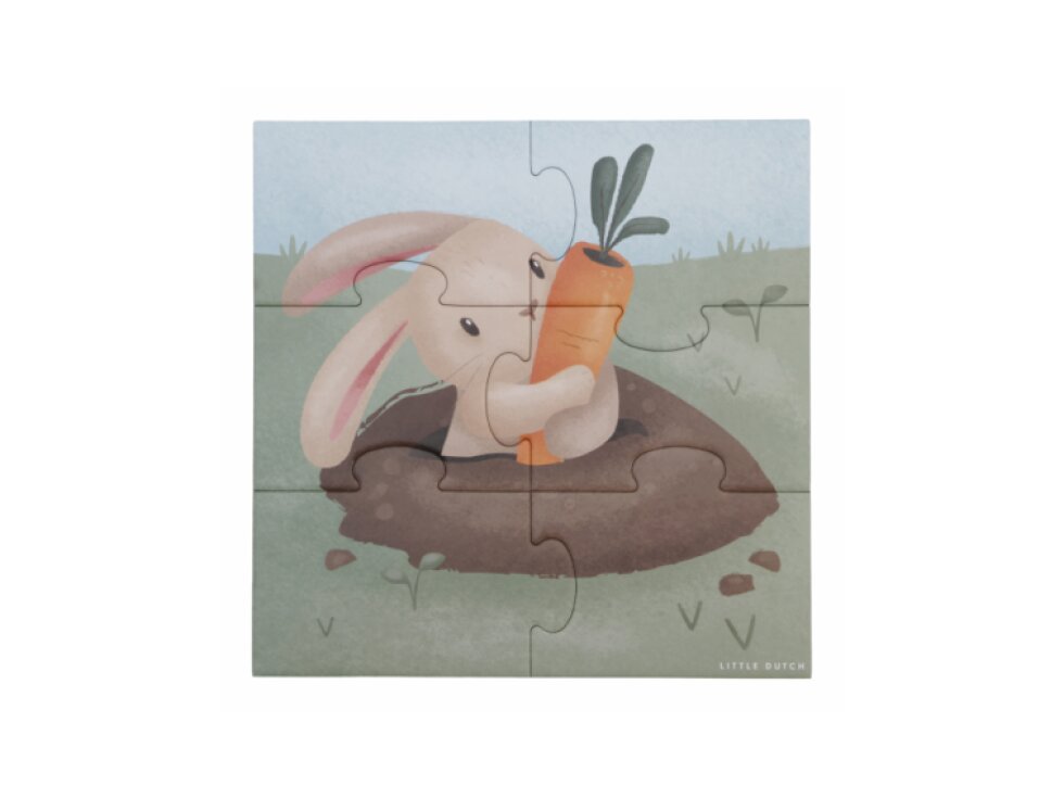 LITTLE DUTCH PUZZLE 4V1 FARMA