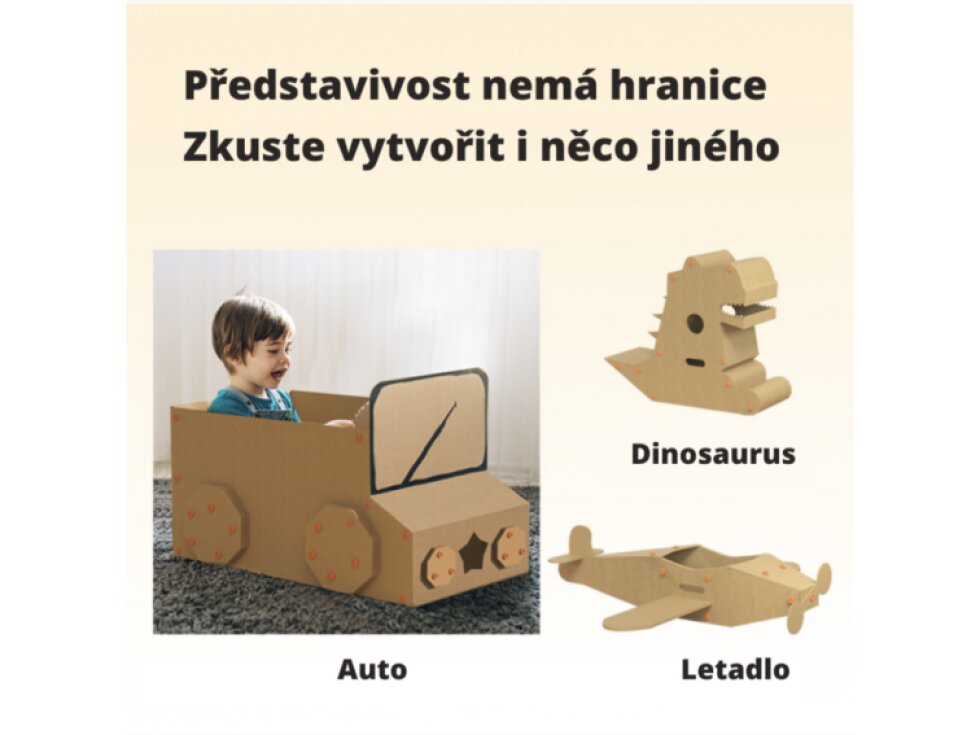 Mideer kreativní sada Udělej si sám – Rytíř | helmu, meč a štít z kartonu