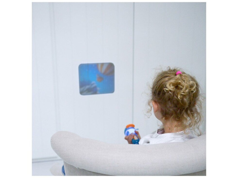 Dětská kapesní promítačka Kidywolf Kidyslide - modrá