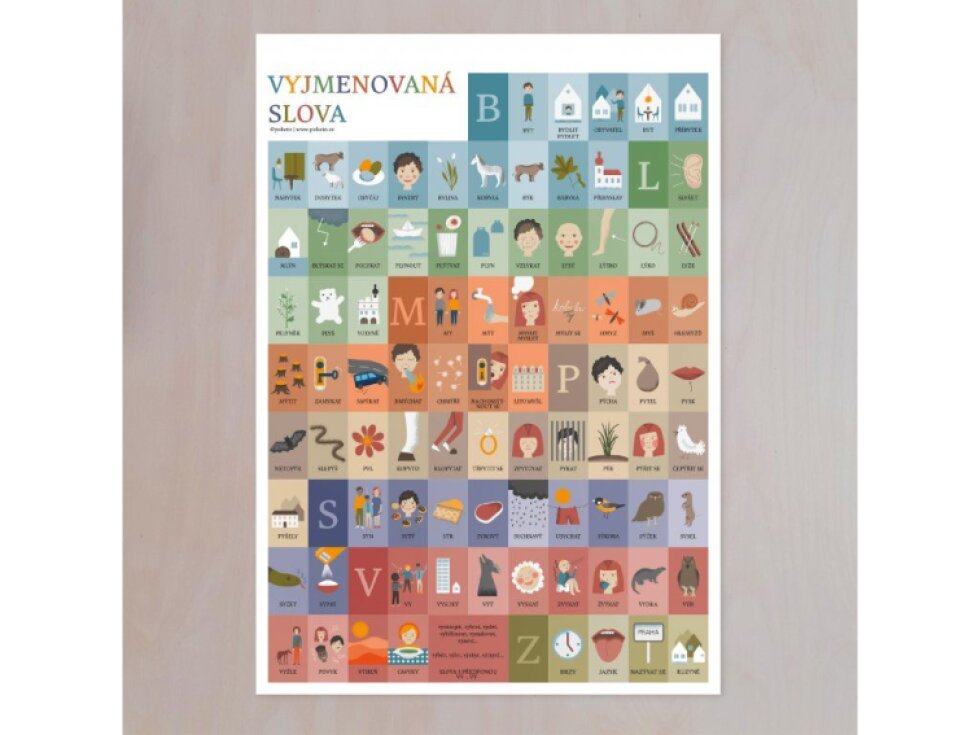 Vyjmenovana slova / plakat
