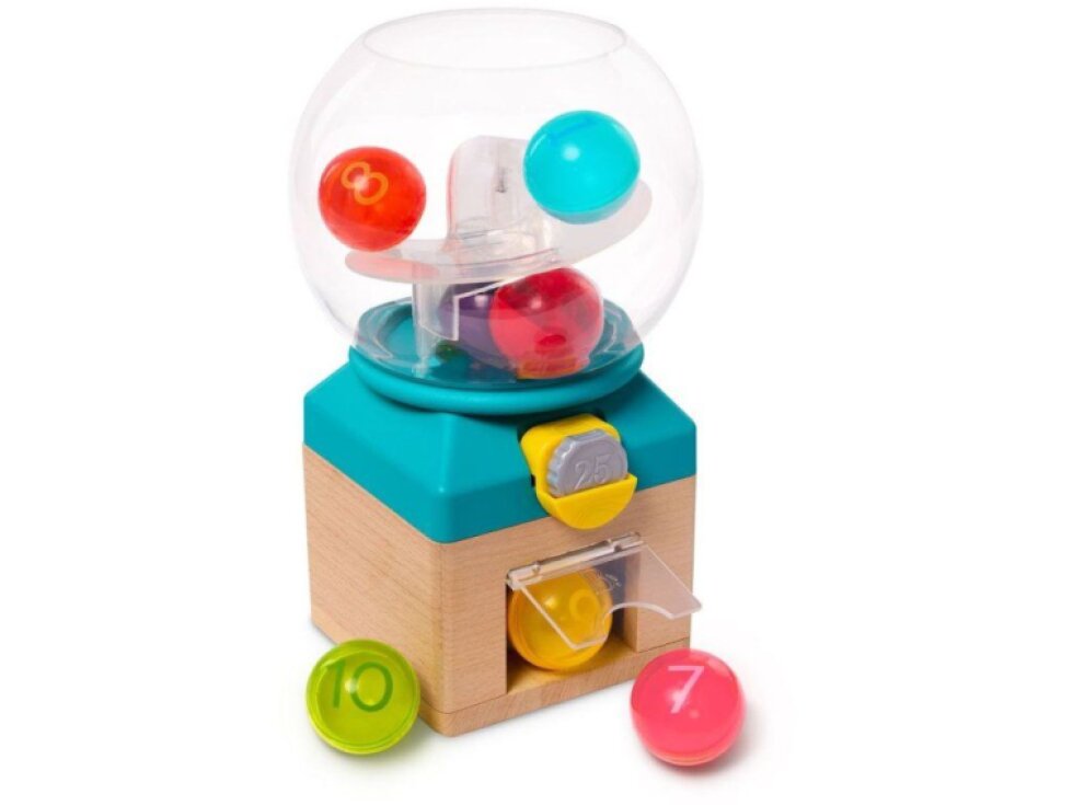 B-TOYS Automat s míčky Rainbow Gumballs